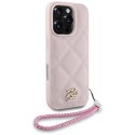 Karl Lagerfeld Nakładka HC Quilted PU Initial Logo & Chain Strap do iPhone 16 Pro Max Różowa CG Mobile SAS