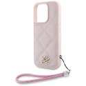 Karl Lagerfeld Nakładka HC Quilted PU Initial Logo & Chain Strap do iPhone 16 Pro Max Różowa CG Mobile SAS