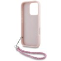 Karl Lagerfeld Nakładka HC Quilted PU Initial Logo & Chain Strap do iPhone 16 Pro Max Różowa CG Mobile SAS