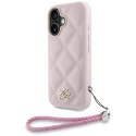 Karl Lagerfeld Nakładka HC Quilted PU Initial Logo & Chain Strap do iPhone 16 Różowa CG Mobile SAS