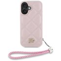 Karl Lagerfeld Nakładka HC Quilted PU Initial Logo & Chain Strap do iPhone 16 Różowa CG Mobile SAS
