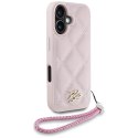 Karl Lagerfeld Nakładka HC Quilted PU Initial Logo & Chain Strap do iPhone 16 Różowa CG Mobile SAS