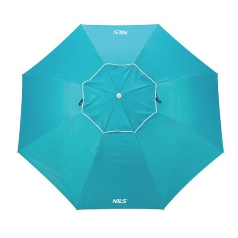 NC7822 TURKUSOWY PARASOL PLAŻOWY XL 220 CM NILS NILS CAMP NC7822 TURKUSOWY PARASOL PLAŻOWY XL 220 CM NILS NILS CAMP
