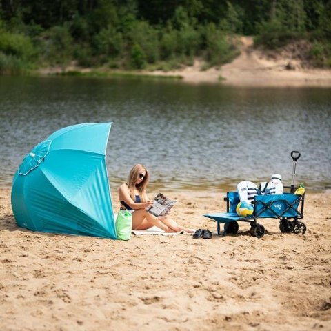 NC7822 TURKUSOWY PARASOL PLAŻOWY XL 220 CM NILS NILS CAMP NC7822 TURKUSOWY PARASOL PLAŻOWY XL 220 CM NILS NILS CAMP