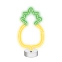 Neon na podstawce LED ANANAS żółto zielony NNE05 Neolia TelForceOne S.A.