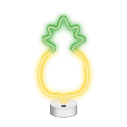 Neon na podstawce LED ANANAS żółto zielony NNE05 Neolia TelForceOne S.A.