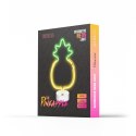Neon na podstawce LED ANANAS żółto zielony NNE05 Neolia TelForceOne S.A.