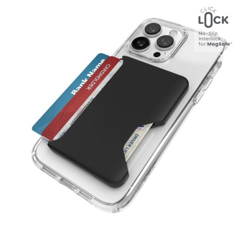 Speck ClickLock Wallet For MagSafe - Magnetyczny portfel MagSafe (Black) Speck Speck ClickLock Wallet For MagSafe - Magnetyczny portfel MagSafe (Black) Speck