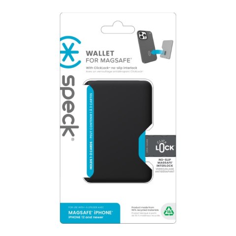 Speck ClickLock Wallet For MagSafe - Magnetyczny portfel MagSafe (Black) Speck Speck ClickLock Wallet For MagSafe - Magnetyczny portfel MagSafe (Black) Speck