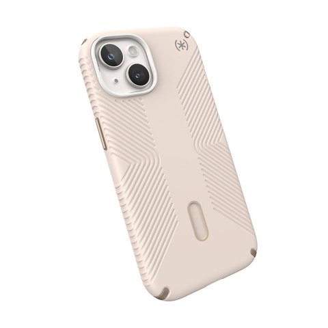 Speck Presidio2 Grip ClickLock & MagSafe - Etui iPhone 16e / iPhone 15 / iPhone 14 / iPhone 13 (Bleached Bone / Heirloom Gold / Speck Speck Presidio2 Grip ClickLock & MagSafe - Etui iPhone 16e / iPhone 15 / iPhone 14 / iPhone 13 (Bleached Bone / Heirloom Gold / Speck
