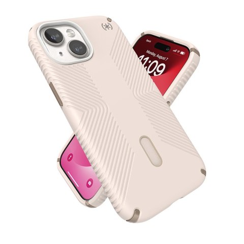 Speck Presidio2 Grip ClickLock & MagSafe - Etui iPhone 16e / iPhone 15 / iPhone 14 / iPhone 13 (Bleached Bone / Heirloom Gold / Speck Speck Presidio2 Grip ClickLock & MagSafe - Etui iPhone 16e / iPhone 15 / iPhone 14 / iPhone 13 (Bleached Bone / Heirloom Gold / Speck