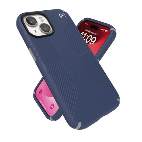 Speck Presidio2 Grip Magsafe - Etui iPhone 16e / iPhone 15 / iPhone 14 / iPhone 13 (Coastal Blue / Dust Grey / White) Speck Speck Presidio2 Grip Magsafe - Etui iPhone 16e / iPhone 15 / iPhone 14 / iPhone 13 (Coastal Blue / Dust Grey / White) Speck