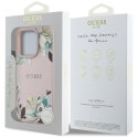 Guess Grained Printed Flower Pattern MagSafe - Etui do iPhone 16 Pro Max (różowy) Guess