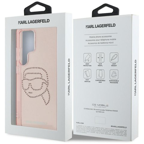 Karl Lagerfeld Rhinestones Karl Head Logo - Etui Samsung Galaxy S25 Ultra (różowy) Karl Lagerfeld Karl Lagerfeld Rhinestones Karl Head Logo - Etui Samsung Galaxy S25 Ultra (różowy) Karl Lagerfeld
