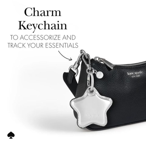 Kate Spade New York Charm Keychain - Etui ochronne brelok do Apple AirTag (Star) Kate Spade New York Kate Spade New York Charm Keychain - Etui ochronne brelok do Apple AirTag (Star) Kate Spade New York