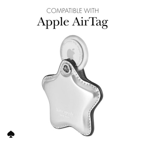 Kate Spade New York Charm Keychain - Etui ochronne brelok do Apple AirTag (Star) Kate Spade New York Kate Spade New York Charm Keychain - Etui ochronne brelok do Apple AirTag (Star) Kate Spade New York