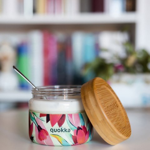 Quokka Deli Food Jar - Pojemnik szklany na żywność / lunchbox 500 ml (Spring) Quokka Quokka Deli Food Jar - Pojemnik szklany na żywność / lunchbox 500 ml (Spring) Quokka