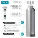 Quokka Solid Kids with strap - Butelka termiczna ze stali nierdzewnej 330 ml z paskiem (Zebras) Quokka