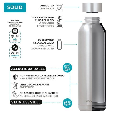 Quokka Solid Kids with strap - Butelka termiczna ze stali nierdzewnej 330 ml z paskiem (Zebras) Quokka Quokka Solid Kids with strap - Butelka termiczna ze stali nierdzewnej 330 ml z paskiem (Zebras) Quokka