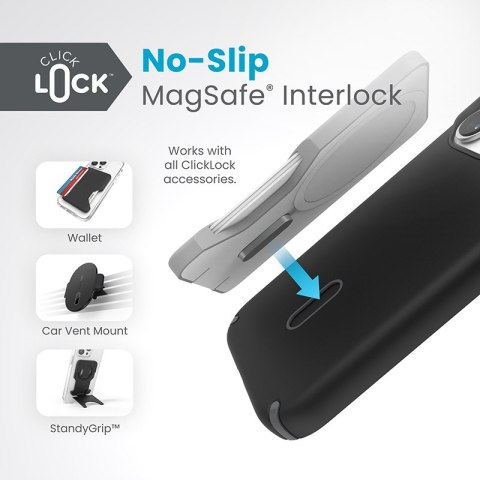 Speck Presidio2 Pro ClickLock & MagSafe - Etui iPhone 15 Pro (Black / Slate Grey / White) Speck Speck Presidio2 Pro ClickLock & MagSafe - Etui iPhone 15 Pro (Black / Slate Grey / White) Speck