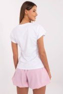 Tshirt Damski Model NM-TS-NG25282.20P White/Pink - NM