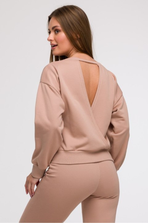 Bluza Damska Model B293 Mocca - BeWear Bluza Damska Model B293 Mocca - BeWear