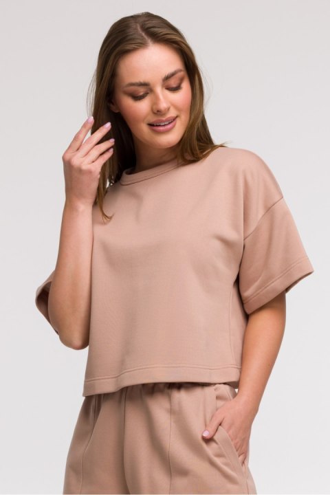 Bluza Damska Model B294 Mocca - BeWear Bluza Damska Model B294 Mocca - BeWear