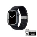 Crong Wave Band - Pleciony pasek do Apple Watch 38/40/41/42 mm (grafitowy) Crong