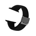 Crong Wave Band - Pleciony pasek do Apple Watch 38/40/41/42 mm (grafitowy) Crong