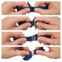 Crong Wave Band - Pleciony pasek do Apple Watch 38/40/41/42 mm (grafitowy) Crong