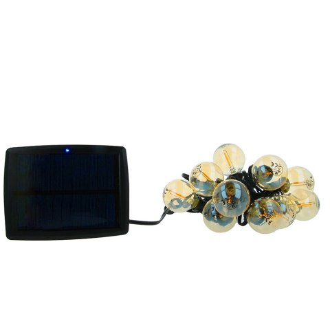 Forever Light Girlanda solarna LED SUNARI FLS-125 5,5m + 10 żarówek G40 złota IP44 TelForceOne S.A. Forever Light Girlanda solarna LED SUNARI FLS-125 5,5m + 10 żarówek G40 złota IP44 TelForceOne S.A.