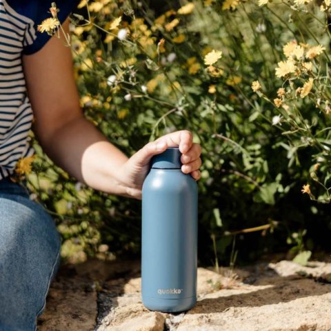 Quokka Solid - Butelka termiczna ze stali nierdzewnej 510 ml (Stone Blue) Quokka Quokka Solid - Butelka termiczna ze stali nierdzewnej 510 ml (Stone Blue) Quokka