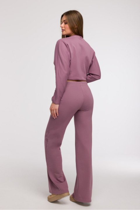 Spodnie Dresowe Model B296 Wrzos - BeWear Spodnie Dresowe Model B296 Wrzos - BeWear