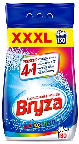 Bryza 4w1 proszek COLOR 8,45kg / 130 prań Bryza Bryza 4w1 proszek COLOR 8,45kg / 130 prań Bryza