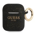 Guess etui do AirPods GUA2SGGEK czarne Silicone Glitter CG Mobile SAS