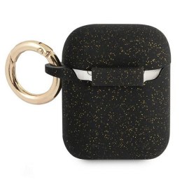Guess etui do AirPods GUA2SGGEK czarne Silicone Glitter CG Mobile SAS