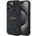 Guess nakładka do iPhone 15 Pro 6,1" GUHMP15LG4GFRK czarna HC MAGSAFE PU 4G RING CLASSIC LOGO CG Mobile SAS