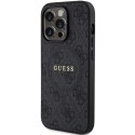 Guess nakładka do iPhone 15 Pro 6,1" GUHMP15LG4GFRK czarna HC MAGSAFE PU 4G RING CLASSIC LOGO CG Mobile SAS