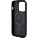 Guess nakładka do iPhone 15 Pro 6,1" GUHMP15LG4GFRK czarna HC MAGSAFE PU 4G RING CLASSIC LOGO CG Mobile SAS