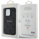 Guess nakładka do iPhone 15 Pro 6,1" GUHMP15LG4GFRK czarna HC MAGSAFE PU 4G RING CLASSIC LOGO CG Mobile SAS