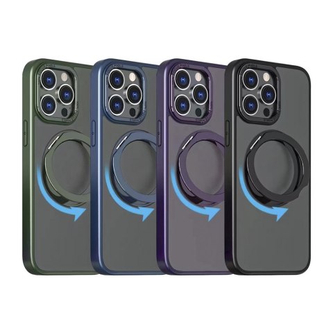 Nakładka Mag Ring Rotating do iPhone 16 Pro 6,3" zielona TelForceOne S.A. Nakładka Mag Ring Rotating do iPhone 16 Pro 6,3" zielona TelForceOne S.A.