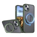 Nakładka Mag Ring Rotating do iPhone 16 Pro 6,3" zielona TelForceOne S.A.