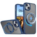 Nakładka Mag Ring Rotating do iPhone 16 Pro Max 6,9" granatowa TelForceOne S.A.