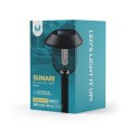 Forever Light Lampa solarna LED SUNARI FLS-30 Słupek stalowy 2 czarny TelForceOne S.A.