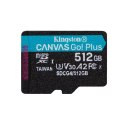 Kingston karta pamięci 512GB microSDXC Canvas Go Plus Gen4 200MB/s A2 U3 V30 + adapter Kingston Technology Deutschland GmbH
