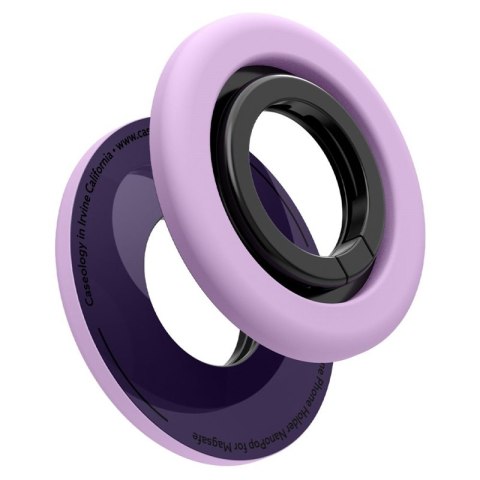 Spigen Nano Pop MagSafe Phone Ring - Magnetyczny uchwyt na palec z funkcją podstawki (Grape Purple) Spigen Spigen Nano Pop MagSafe Phone Ring - Magnetyczny uchwyt na palec z funkcją podstawki (Grape Purple) Spigen
