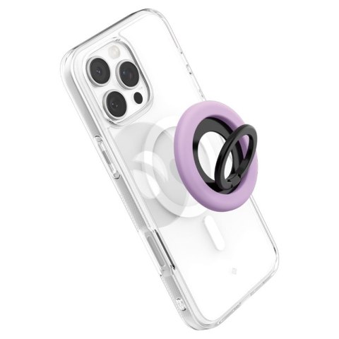 Spigen Nano Pop MagSafe Phone Ring - Magnetyczny uchwyt na palec z funkcją podstawki (Grape Purple) Spigen Spigen Nano Pop MagSafe Phone Ring - Magnetyczny uchwyt na palec z funkcją podstawki (Grape Purple) Spigen