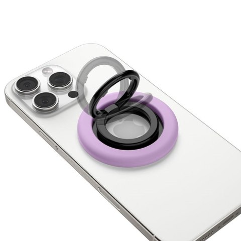 Spigen Nano Pop MagSafe Phone Ring - Magnetyczny uchwyt na palec z funkcją podstawki (Grape Purple) Spigen Spigen Nano Pop MagSafe Phone Ring - Magnetyczny uchwyt na palec z funkcją podstawki (Grape Purple) Spigen