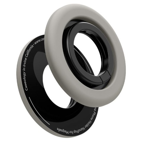 Spigen Nano Pop MagSafe Phone Ring - Magnetyczny uchwyt na palec z funkcją podstawki (Truffle Grey) Spigen Spigen Nano Pop MagSafe Phone Ring - Magnetyczny uchwyt na palec z funkcją podstawki (Truffle Grey) Spigen