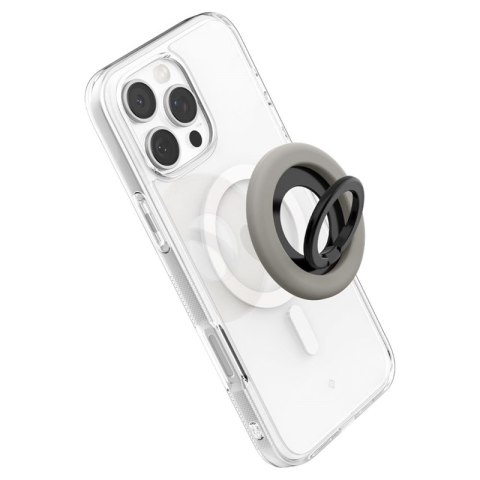 Spigen Nano Pop MagSafe Phone Ring - Magnetyczny uchwyt na palec z funkcją podstawki (Truffle Grey) Spigen Spigen Nano Pop MagSafe Phone Ring - Magnetyczny uchwyt na palec z funkcją podstawki (Truffle Grey) Spigen